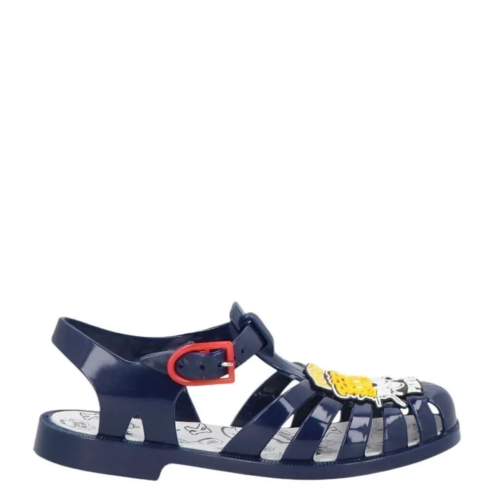 KENZO Kids Navy Blue Kids Sandals Tiger, New, 9C